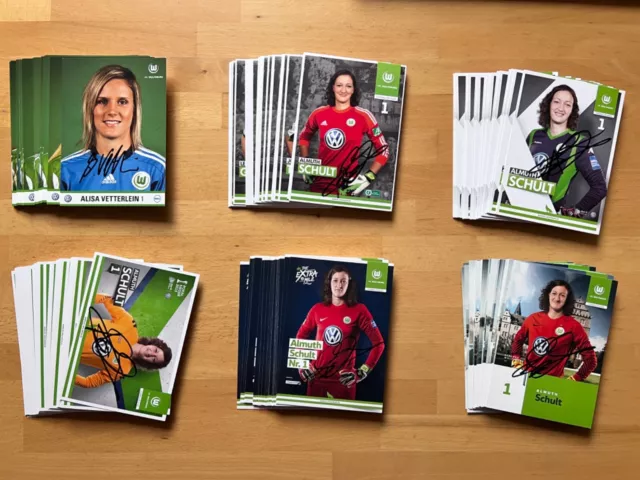 VfL Wolfsburg Frauen Autogrammkarte 2011-2018 original signiert 1 AK aussuchen