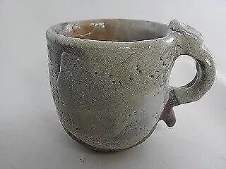 Wood-Fired Kiln Fired Shino Ware Mug, Ceramic Artist Akisaku Arakawa, Minister O