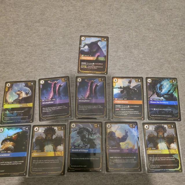 RIFTBOUND TCG - OGN - Rare Foil Unit Cards Bulk - Tasty Faefolk + more ...