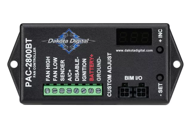 Dakota Digital PAC-2800BT Electronic Fan Controller 70Amp with Bluetooth Control