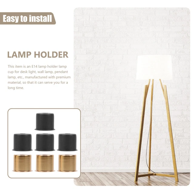 7 PCS E14 Bulb Socket Light Cup Lightweight Lamp Cups Home Lighting