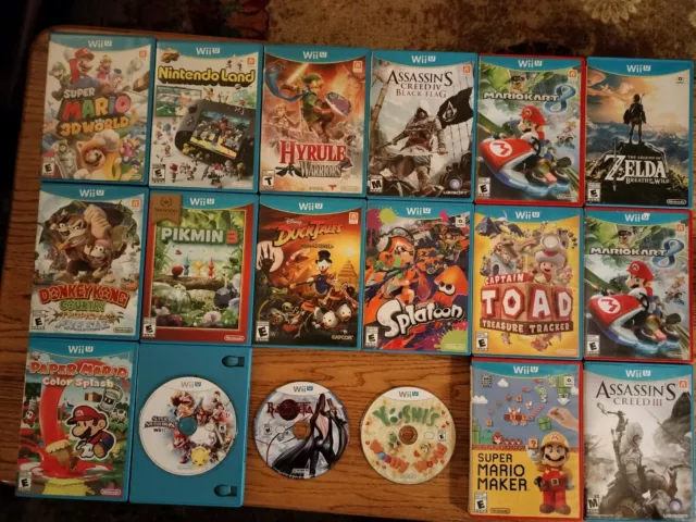 HOT BUNDLE!! Nintendo Wii U Games Lot Pick & Choose Bundle!! Free Shipping!!