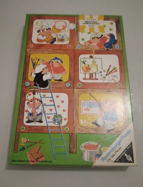 Ravensburger Puzzle 126 Teile Mainzelmännchen 1992 ZDF Puzzel