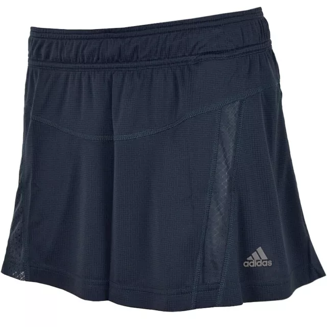 adidas AdiStar Running Skirt Damen Sport Rock Laufrock Überrock dunkel blau XS S