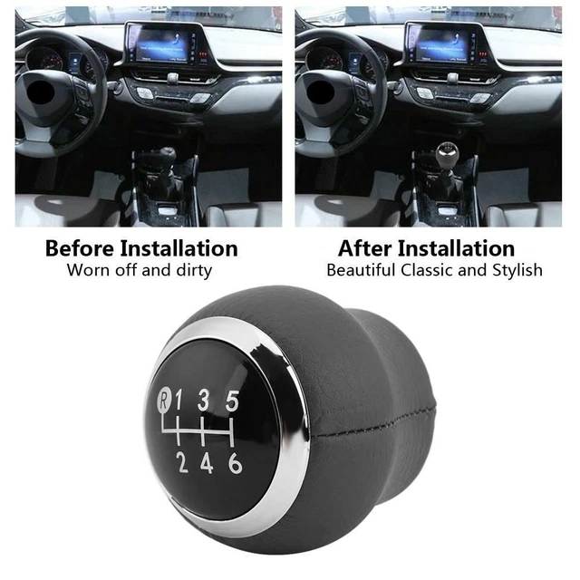 Bouton de Vitesse 6 Vitesses Pommeau Levier pour   Verso Auris
