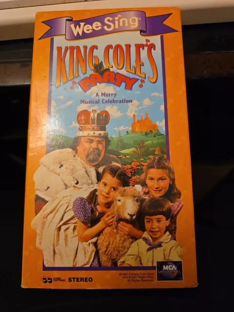 WEE SING - King Coles Party VHS Tape 1995 A Merry Musical WEE SING - King Coles Party VHS Tape 1995 A Merry Musical