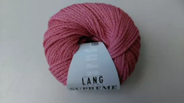 Lang Yarns Supreme 25g - Kaschmir Merino Seide Sommer Winter Stricken Häkeln 2