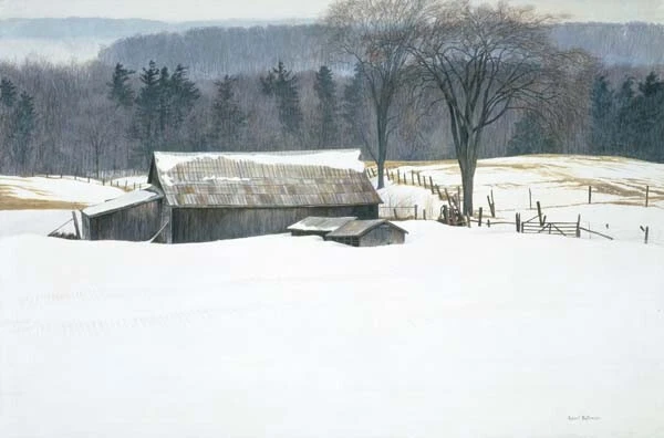 Robert Bateman Along Walker's Line Canvas Giclee