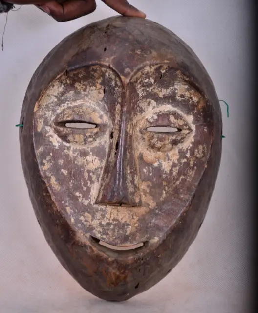 African tribal art,lega  mask  from Democratic Republic of Congo.
