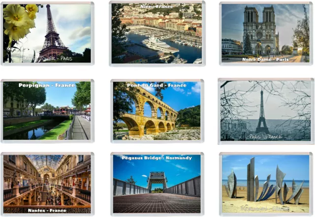 Various France (Q-Z) 96 x 67mm Jumbo Fridge Magnet Holiday Present Gift Souvenir