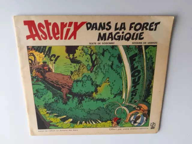 Uderzo - Astérix dans la forêt magique - album publicitaire collection Elf -1973