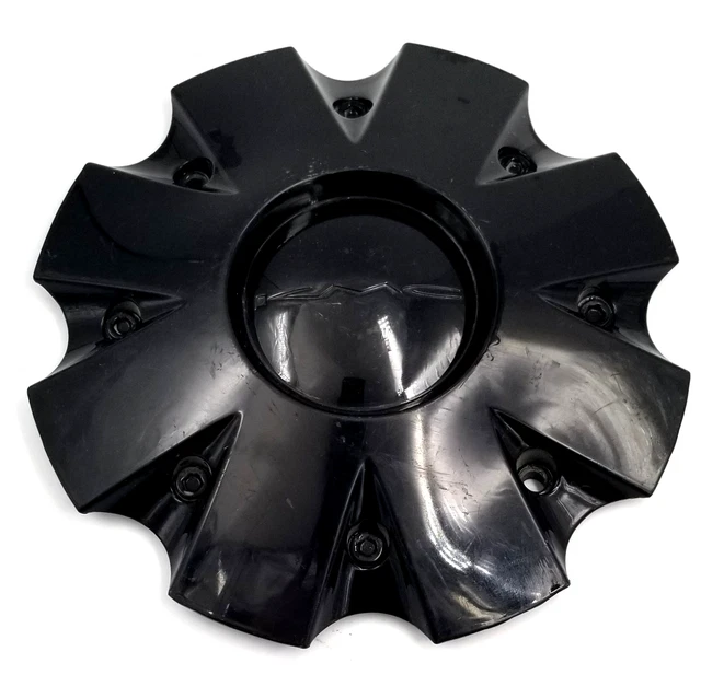 KMC Gloss Black Wheel Center Cap fits KMC Slide 650 & 651 18" 20" 22" 24" 26"