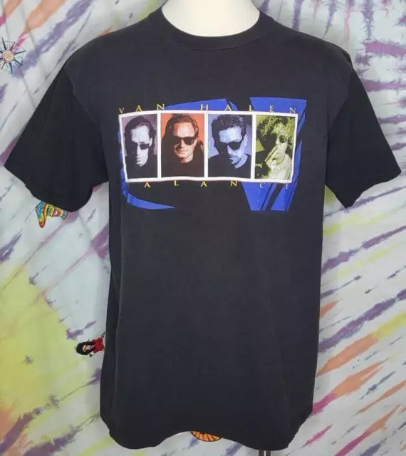VINTAGE VAN HALEN Balance Tour Xl Concert Tour T-Shirt 1995 1996 Unisex ...