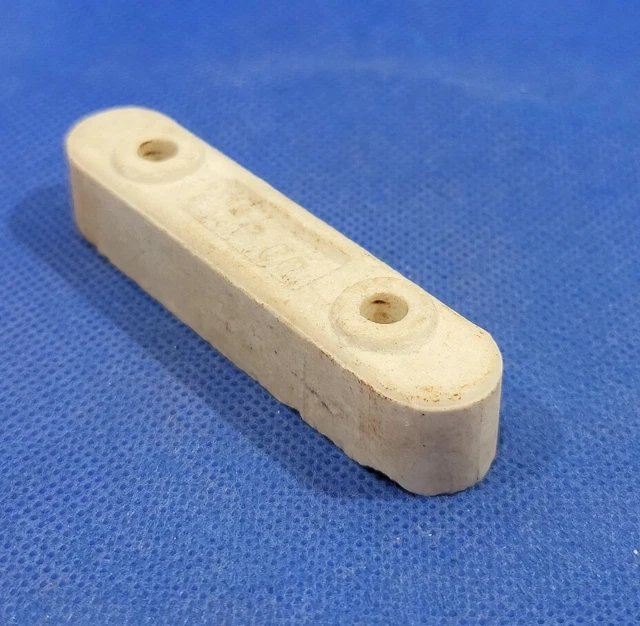 Small White Porcelain Ceramic Electrical Insulator