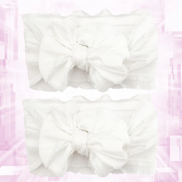 2 pz accessori per capelli nodo turbante criss cross wrap i fiori bambino