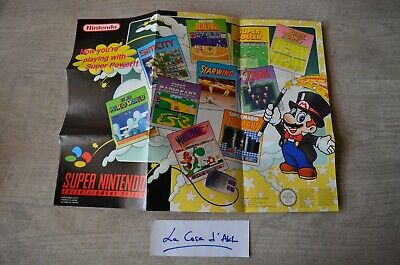 Publicité Super Mario All Stars pour jeux de Super Nintendo SNES