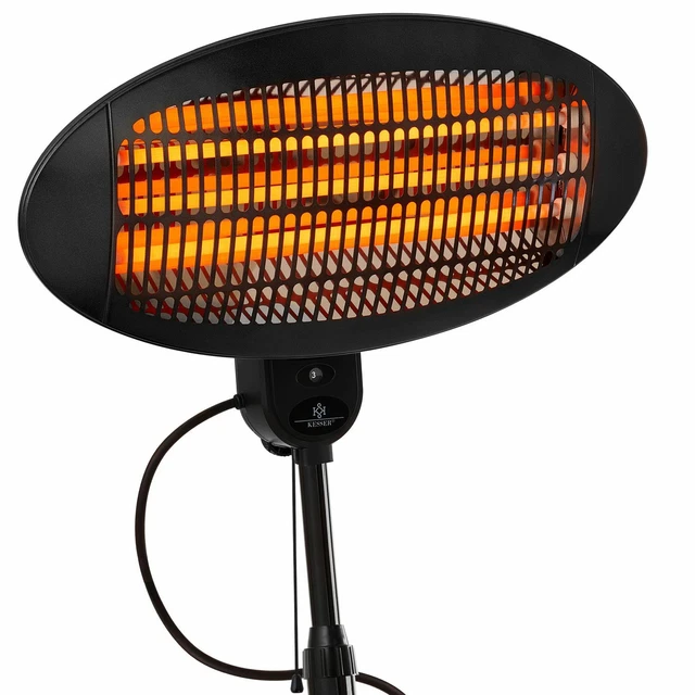 KESSER® Infrarot Heizstrahler 2in1 Standheizer Wandheizstrahler Terrassenheizung 4