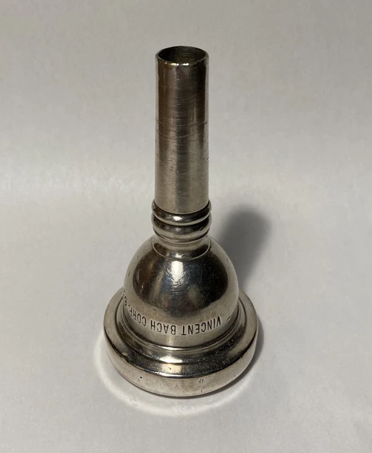 Vincent Bach Corp 6 1/2 AL Trombone Mouthpiece Silver Small Shank Vincent Bach Corp 6 1/2 AL Trombone Mouthpiece Silver Small Shank