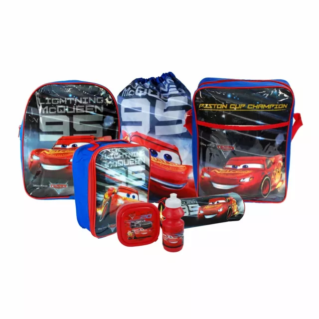 Disney Pixar® Cars 3 Lightning McQueen Back To School Bag Sets 2