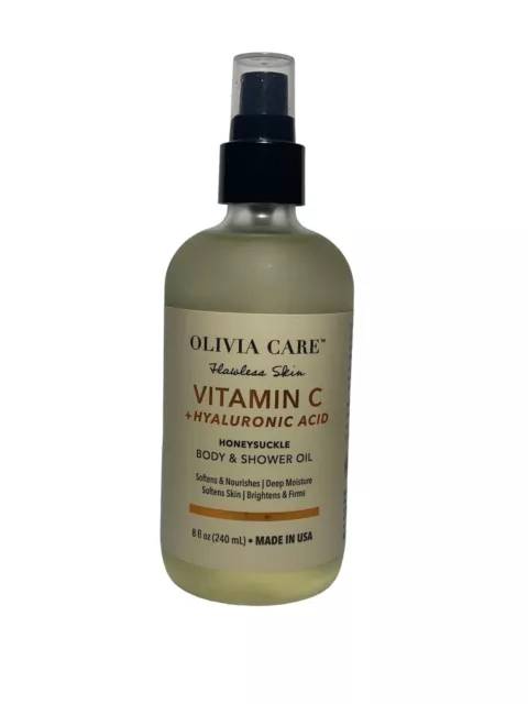 Olivia Care ANTIENVEJECIMIENTO Vitamina C + Ácido Hialurónico Cuerpo/Aceite de Ducha
