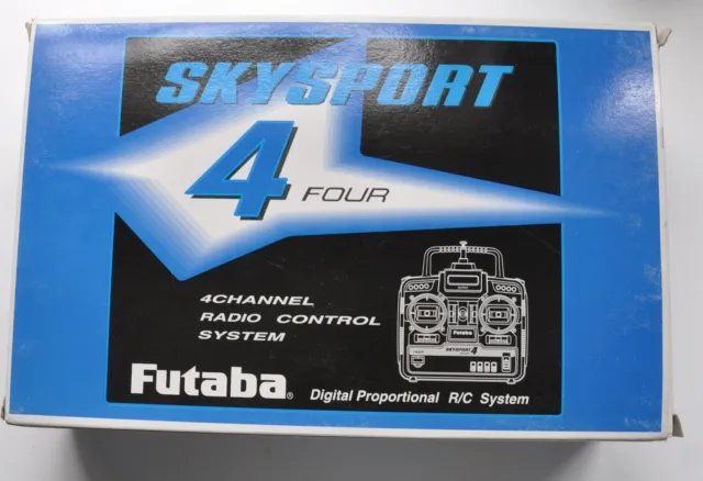 Vintage Futaba Skysport 4-Channel Radio Control RC T4VF- FM Set NOS Free Ship