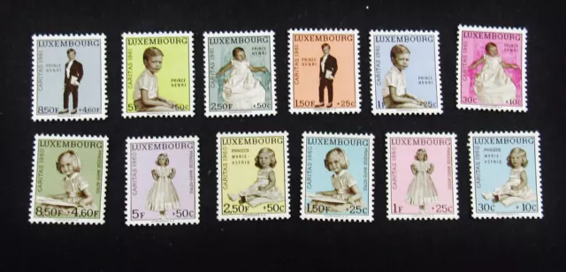 nystamps Luxembourg Stamp # B216-B227 Mint OG NH       M29y3190
