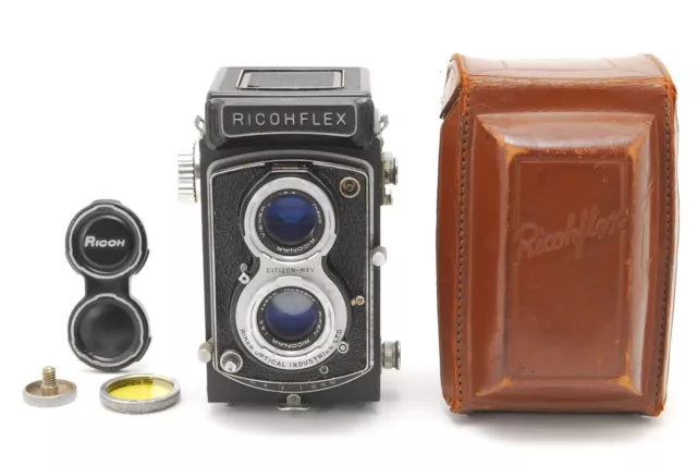 【EXC+++++】Ricoh Ricohflex New DIA TLR 6x6 Riconar 8cm f/3.5 From JAPAN