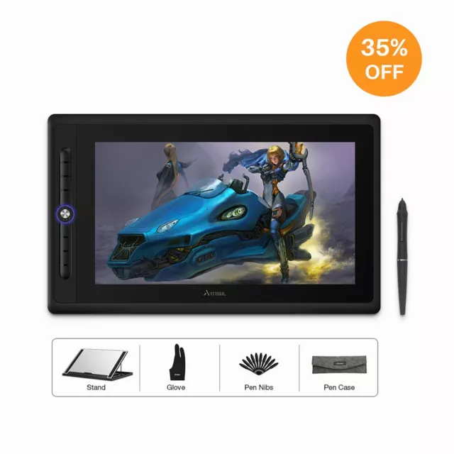 Artisul D16 PRO 15.6" Graphics Drawing Tablet Monitor Adobe RGB 8192 Levels