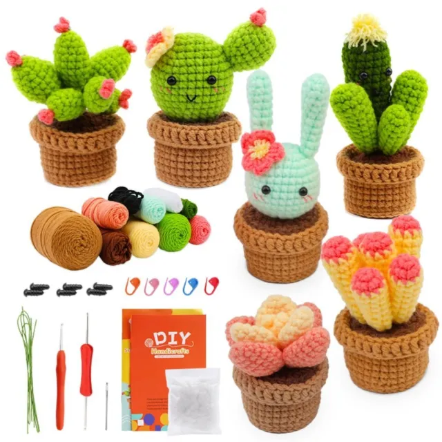 Crochet Kit For Beginners Kids Small Dinosaur Crochet Beginner Kit