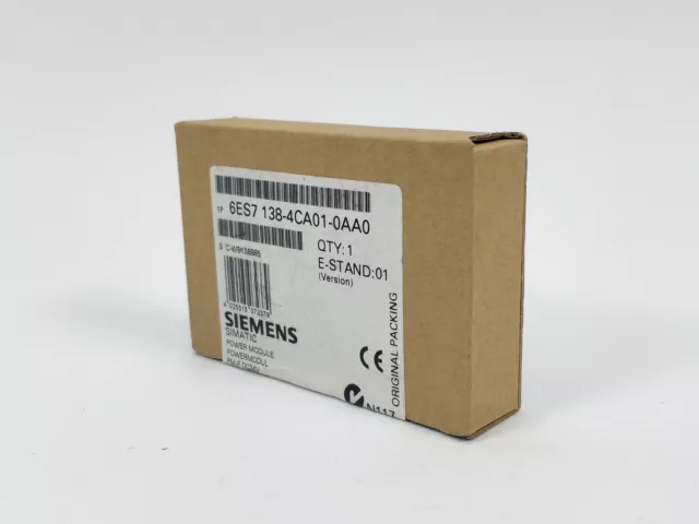 Siemens 6ES7138-4CA01-0AA0 Simatic Dp Pm-E Puissance Module