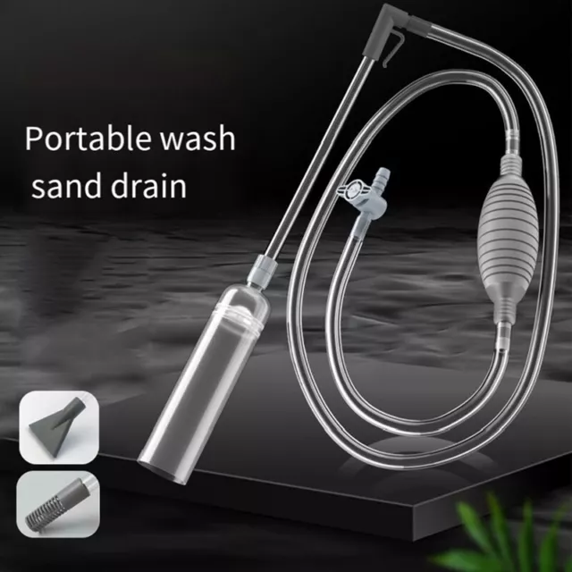 Aquarien-Wasserwechsler mit Handpumpe und Filteraufsatz in  Z4I48620