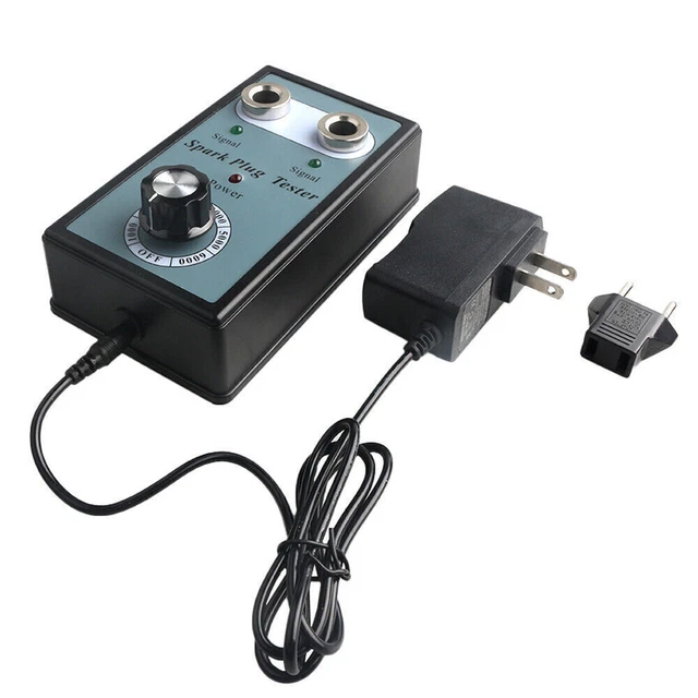 Dual Hole Car Spark Plug Tester Detector Ignition Plug Analyzer Diagnostic Tool