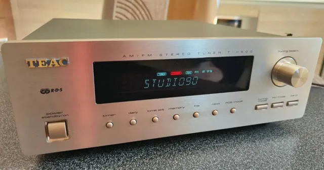 SINTONIZZATORE tuner RDS hi-end TEAC T-H 500 REFERENCE champagne 100% funzionale