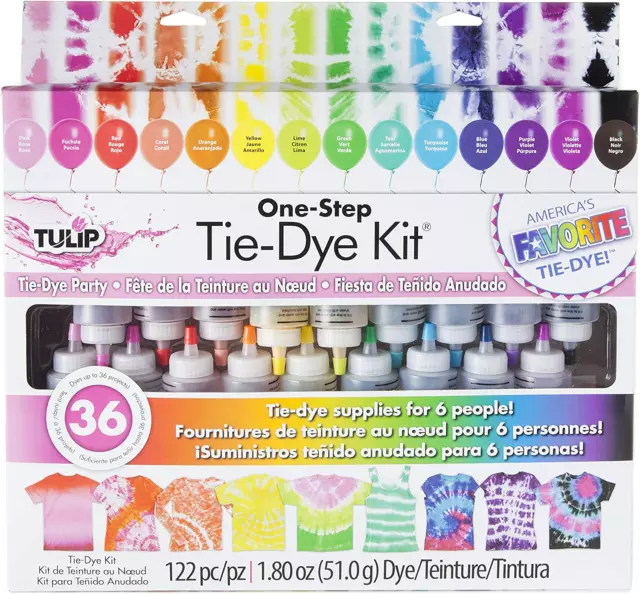 Tulip 32378 TIE DYE Party KIT One Step 18-Color Style Name:Kit