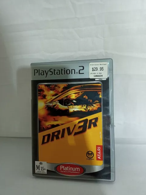 PLAYSTATION 2 PS2 Game - DRIV3R (Platinum) free postage $22.50 