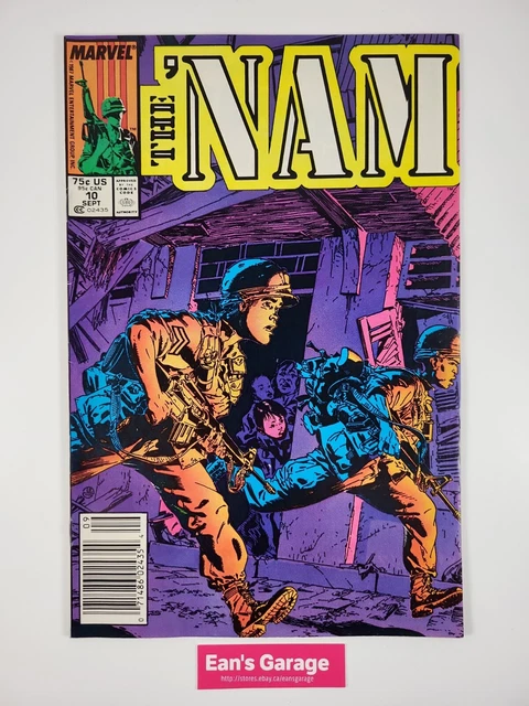 The Nam #10 Marvel comics September 1987 Newsstand edition - Near Mint range