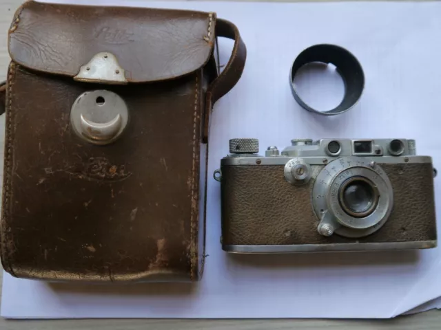 Appareil photo à télémètre LEICA IIIa 1935 #161696 avec Summar 50/2