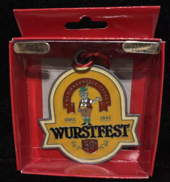 Wurstfest New Braunfels Texas 2011 50th Anniversary Ornament