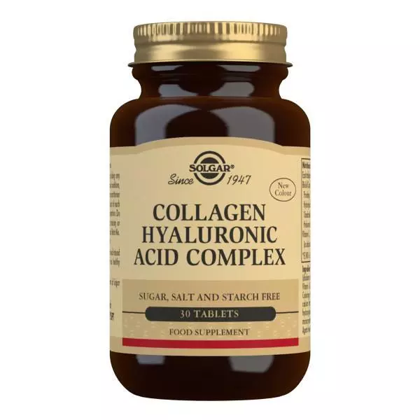 Solgar Collagen Hyaluronic Acid Complex Tablets (x30)