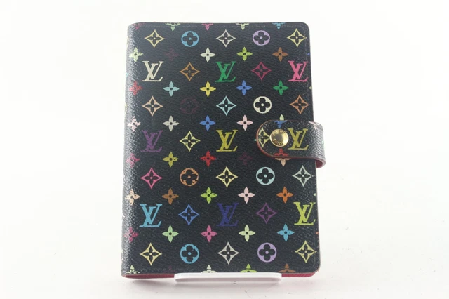 Louis Vuitton Nero Monogramma Multicolore Agenda Pm Piccolo Anello 1LV727K