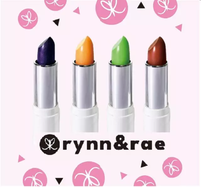rynn&rae Aloe Vera Moisturizing Lip Balm Magic PH Color Changing Lipstick 4ct/pk