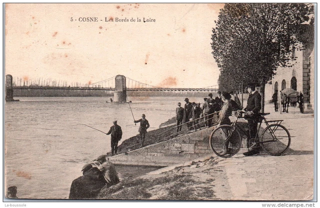 58 COSNE SUR LOIRE - les bords de loire (animation)