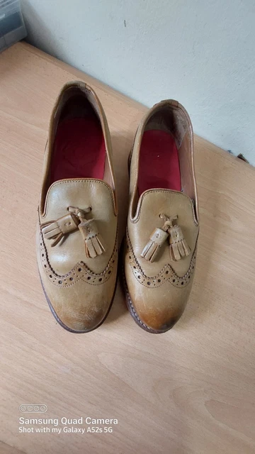 LADIES GRENSON BROWN Smart Loafers Size 5 15.00 PicClick UK