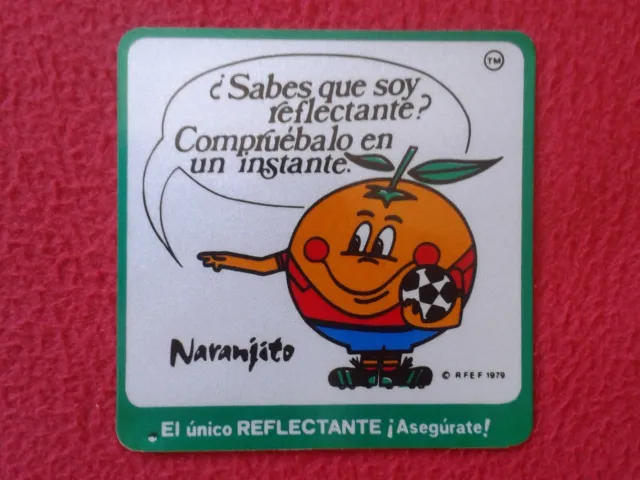 Pegatina Sticker Naranjito Mundial De España 82 1982 Spain World Cup Football...