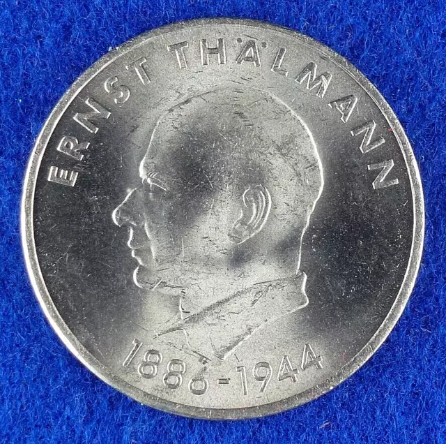 TOP Münze DDR: 20 Mark Münze "Ernst Thälmann" von 1971 – Zustand: Vorzüglich+
