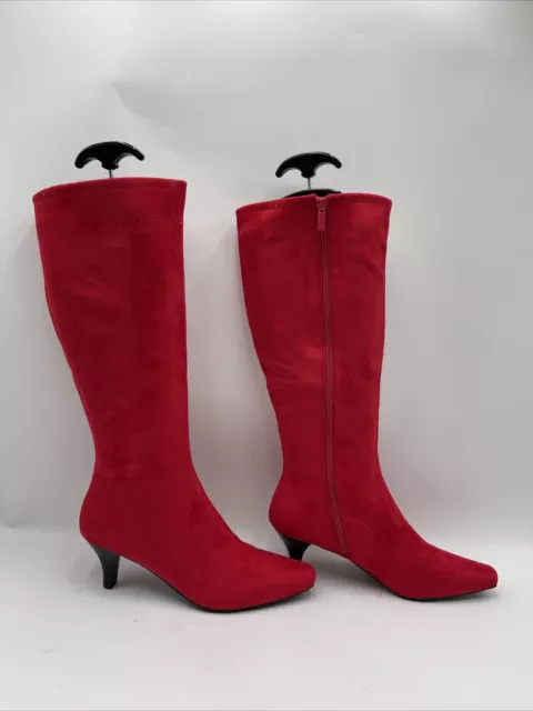 IMPO WOMEN S NOLAND Stretch Boot Red Size 8.5M 35.99 PicClick