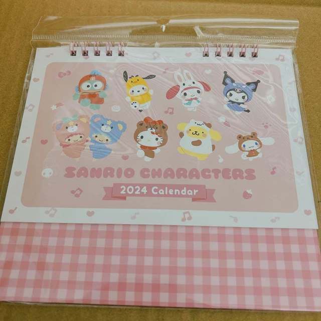 DAISO 2024 SANRIO Characters Desk Calendar 17.80 PicClick