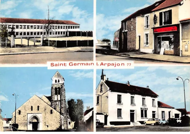 91 - SAN62384 - ST GERMAIN LES ARPAJON - Les Ecoles - La Mairie - L'Eglise - Ca