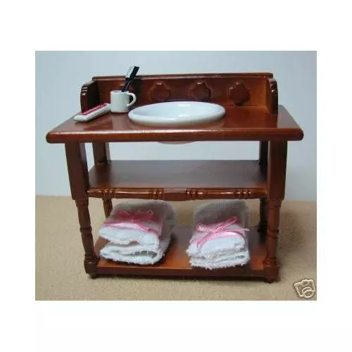 1/12th Scale Dolls House Washstand & Accessories DF908