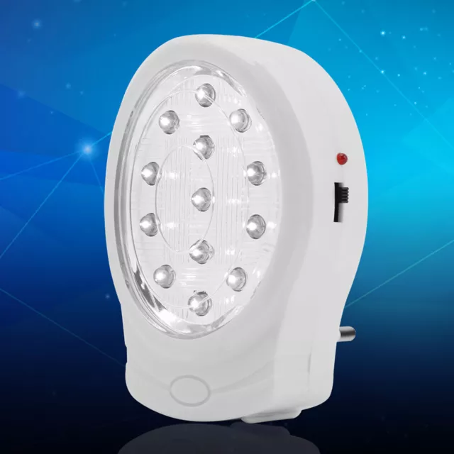 Lámpara de luz de corte de energía automática de emergencia para el hogar recargable 13 LED